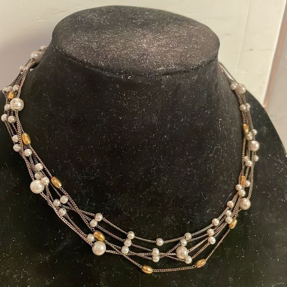 16” retired Premier Designs Limited Edition 5-strand 53 beads neckace - Picture 5 of 11